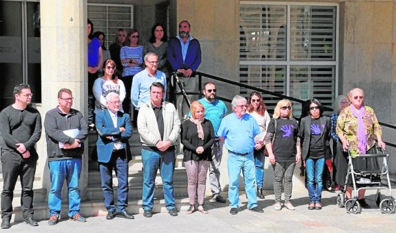 Minuto de silencio contra la violencia machista