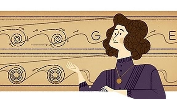 Hertha Marks Ayrton llega como una ola al 'doodle' de Google