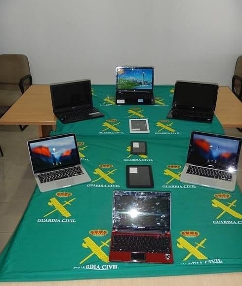 Interceptan en Melilla material informático procedente de robos cometidos en la Región