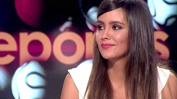 Cristina Pedroche llora por el descenso del Rayo Vallecano