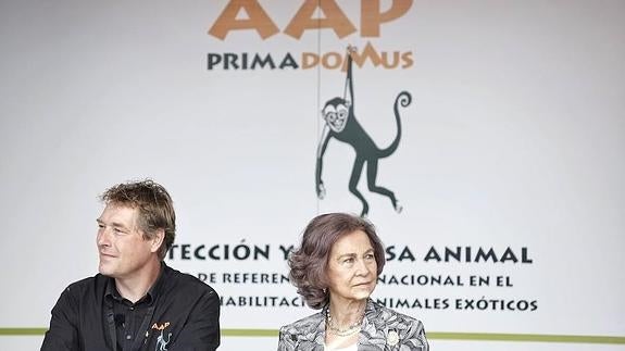 La Reina Sofía inaugura las instalaciones de felinos de Primadomus