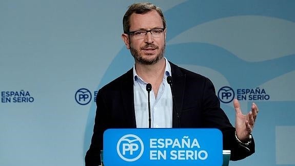 Maroto: «He hablado con Sánchez y niega haber contratado con una empresa de la trama»