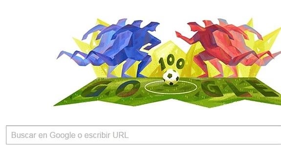 La Copa de América celebra su centenario en el doodle de Google