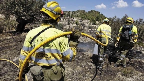 La Generalitat destina 82 millones a la extinción de incendios forestales