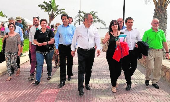 Narbona pide a los ciudadanos que sigan activos en la regeneración del Mar Menor