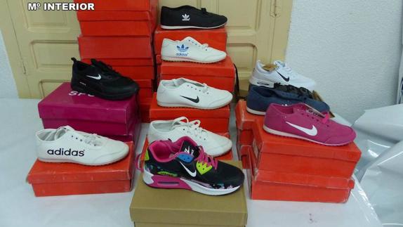 Detenido con un millar de productos falsificados en Guardamar