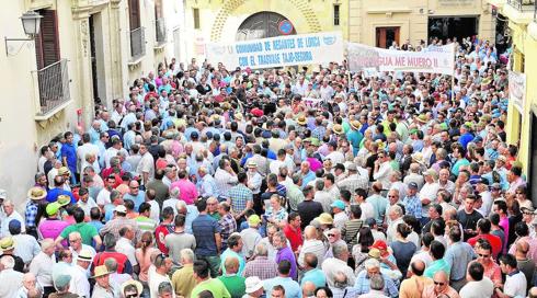 Los regantes irán a Madrid si en cinco días no reciben treinta hectómetros