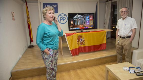 Celdrán y Barreiro presentan hoy su dimisión como presidente y secretaria general del PP de Cartagena