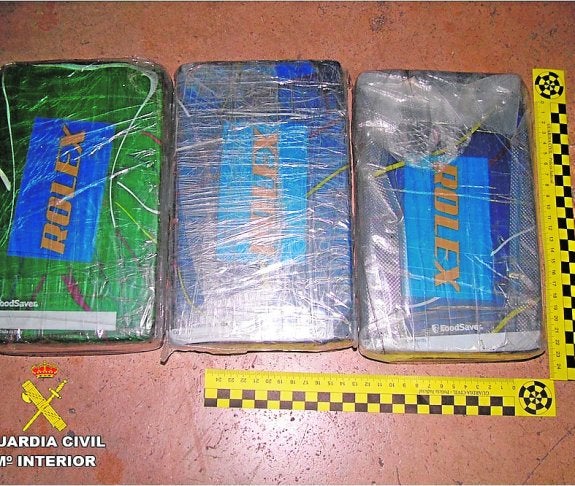 La Guardia Civil aprehende 8 kilos de cocaína y 'speed' en Santa Pola