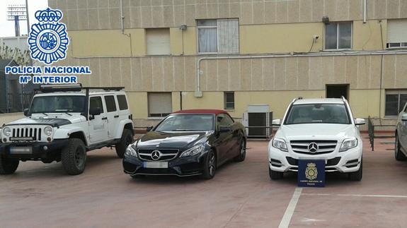 Estafan a un concesionario alemán de coches de lujo y los venden en la provincia