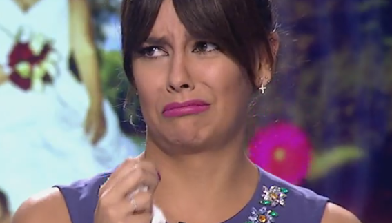 Cristina Pedroche vuelve a llorar en 'Zapeando'