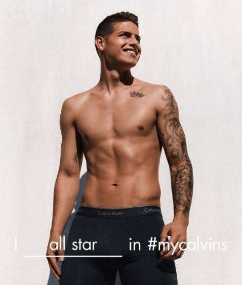 James Rodriguez toma el relevo de Justin Bieber como «fichaje» de Calvin Klein