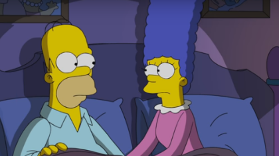 La familia Simpson votará por Hillary Clinton