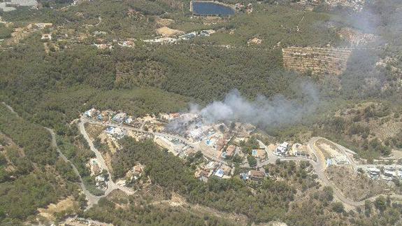 Extinguido el incendio de Ondara