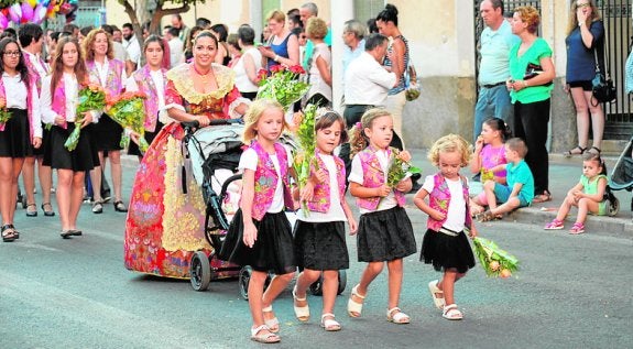 Ofrenda festera en auge