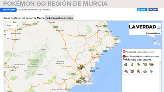 Utiliza el mapa de 'Pokémon GO' de 'La Verdad' para hacerte con todos