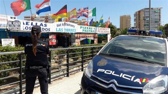 Dos detenidos por un delito de robo con fuerza en Alicante