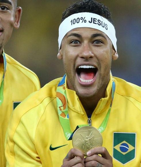 Neymar protagoniza la foto más viral de los Juegos Olímpicos de Río 2016