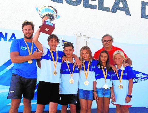 Campeones autonómicos de optimist