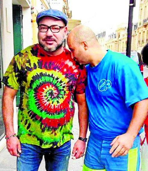 Mohamed VI, de paseo por París