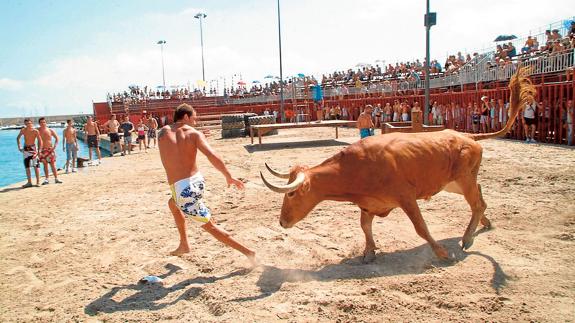 Bous a la mar y al carrer en las fiestas de Xàbia