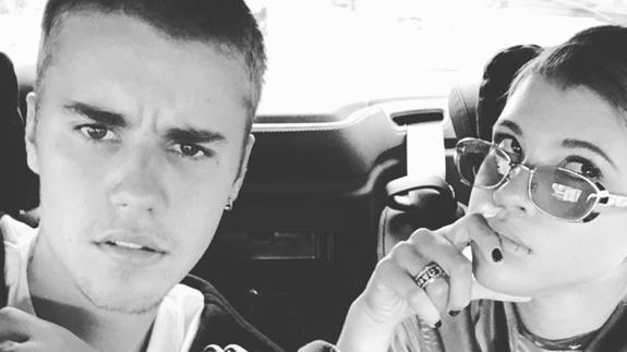 Justin Bieber entre Selena Gomez y Sofia Richie