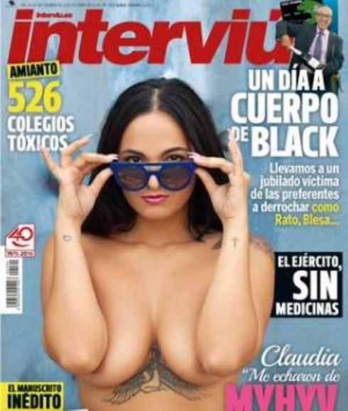 Interviú desnuda a Claudia Bavel, extronista de 'MyHyV'