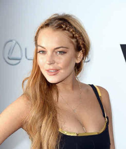 Lindsay Lohan, sin dedo anular