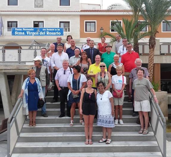 Periodistas galos en Guardamar