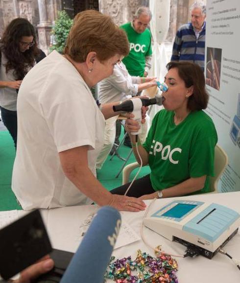 Sanidad realiza cada año hasta 7.000 exploraciones de enfermedades pulmonares