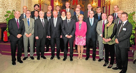 Recepción a directores de euroagencias