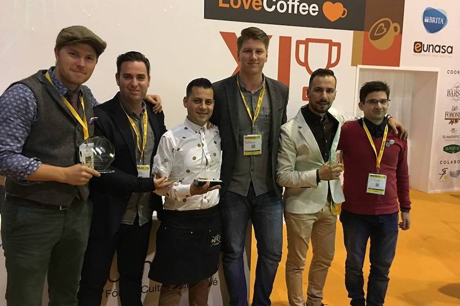 Javier Carrión, campeón de España de baristas en el Fórum Cultural del Café