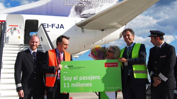 Llega al aeropuerto de El Altet el pasajero 11 millones