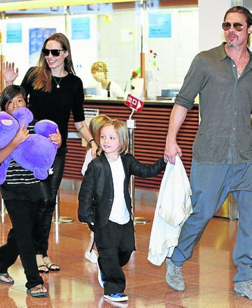 Angelina se queda con los hijos y Brad con las visitas