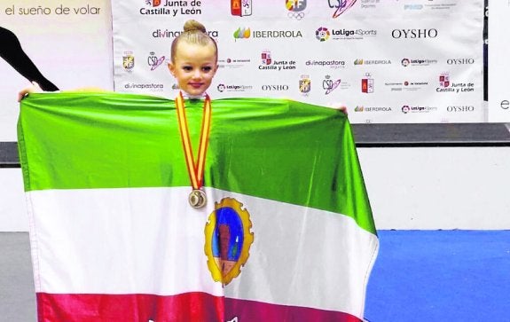 Maravillas se luce con siete años