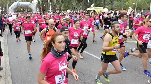 Marea rosa para vencer al cáncer de mama