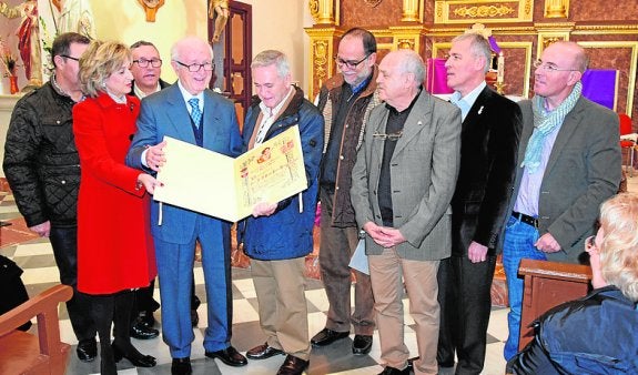 Homenaje al creador de la Asociación de Belenistas