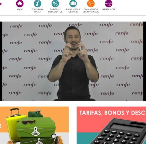 Renfe asiste a 170.000 viajeros con discapacidad en nueve años