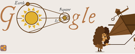 Google celebra el 340º aniversario de la determinación de la velocidad de la luz con su nuevo doodle