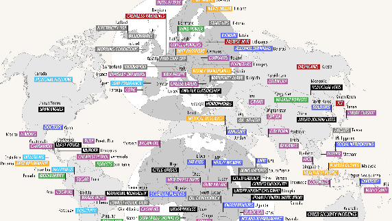 El mapa que ha ofendido a casi todos los países del mundo