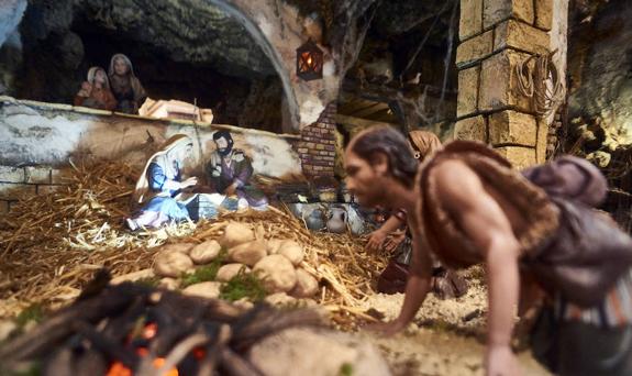 Un belén con mucha perspectiva