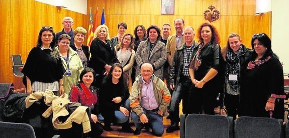 Recepción a docentes de un proyecto europeo