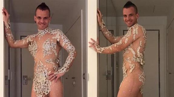 David Muñoz sube la temperatura en Instagram con el vestido de Cristina Pedroche