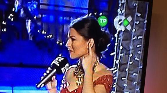 Cristina Pedroche enseñó menos que esta otra presentadora sin ropa interior