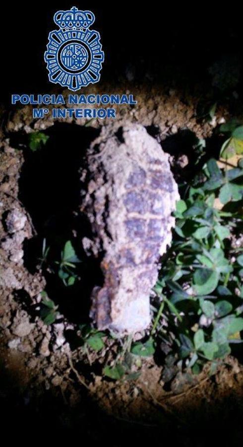 Una vecina encuentra una granada activa junto a un colegio de Alicante