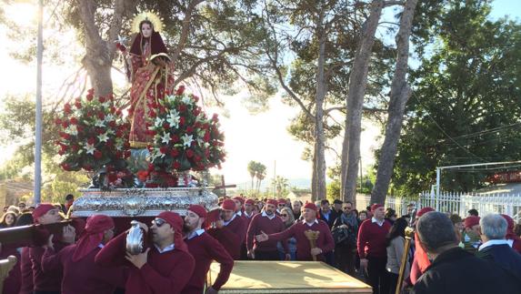 La Santa de Totana regresa con récord de romeros