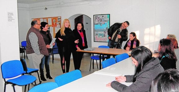 Taller de costura en la pedanía Las Heredades