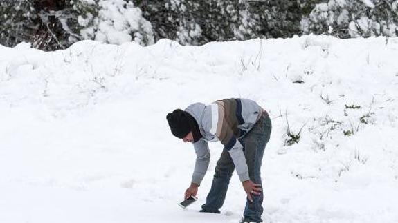 Nieva en La Nucía, 34 años después