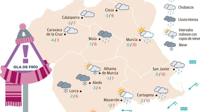 Alerta naranja por nevadas de hasta 10 centímetros en el Noroeste esta tarde