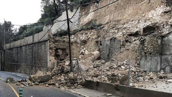 Riesgo de desbordamientos y caída de árboles en Alicante por el temporal